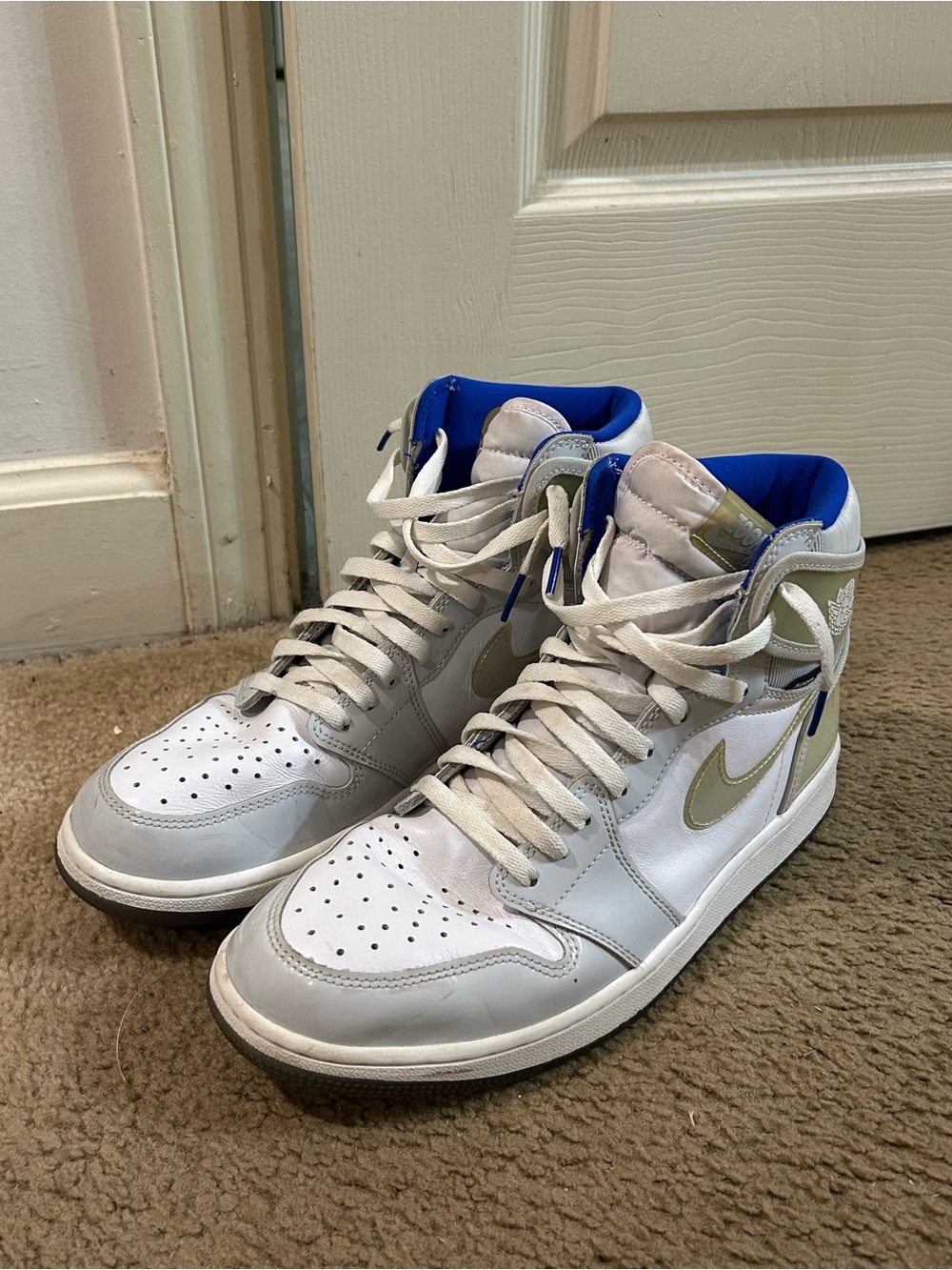 Air Jordan 1 High Zoom Racer Blue Men's Size 11.5 CK6637-104